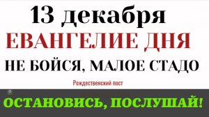 Евангелие дня. В который час не думаете.... Почему Бог приходёт внезапно (Лк. 12.32-40)