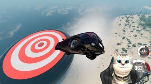 НЕВЕРОЯТНЫЕ ПРЫЖКИ МАШИН С ТРАМПЛИНА В ЦЕЛЬ КТО ПОБЕДИТ