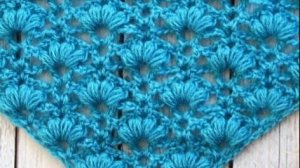 МК Узор для шали крючком