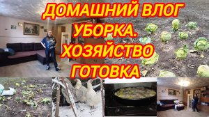 ДОМАШНИЙ ВЛОГ. УБОРКА. ГОТОВКА. ХОЗЯЙСТВО