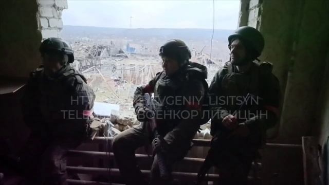 Командир штурмовой роты доложил верховному главнокомандующему об освобождении Северска