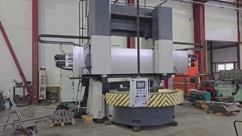 Модернизированный токарно-карусельный станок 1525Ф1