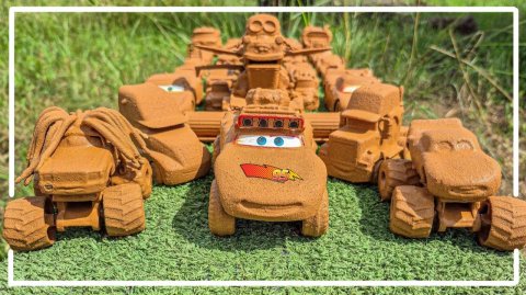 Мультики про машинки для детей. Друзья молнии маквина на мойке. Мультики с яркими машинки малышам