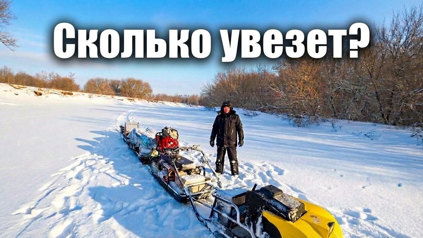 Мотобукс «Рыбак стандарт»: сколько увезет груза?