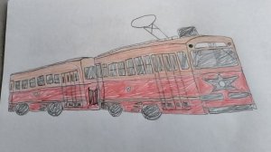 Что получилось в итоге.Трамвай 1948 года выпуска.