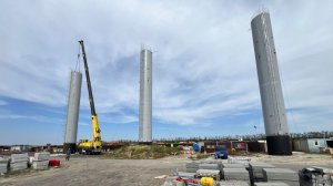 Монтаж водонапорной башни