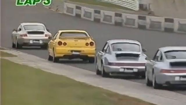JDM vs Porsche 911 - Integra R NSX EVO V Skyline Tsukuba 1998
