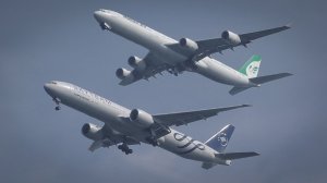 Шереметьево SVO. Подходы самолетов крупным планом к глиссаде