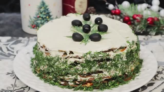 Печёночный торт из 90‑х – король новогоднего стола, вкус детства, который помнят все! смотреть онлайн