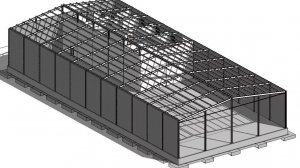 Занятие 10: Создание стен и витражей в промздании