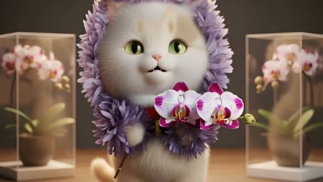 Котик-цветовод