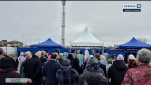 В Краснодаре заложили камень в основание храма Благовещения Пресвятой Богородицы