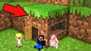 🏠МЫ ПОСТРОИЛИ САМЫЙ МАЛЕНЬКИЙ ДОМ В МАЙНКРАФТ! ШЕДИ ЛЕСКА И НУБИК MINECRAFT