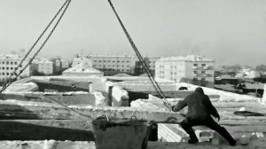 1970 год. Тюмень. Строительство в районе ТЭЦ-1