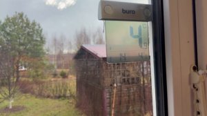 НА ДАЧУ. Подвесила кормушку. Гаске холодно