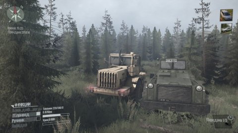 Spin Tires Mud Runner Карта Долина с Другом