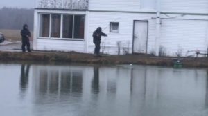 поимка форели