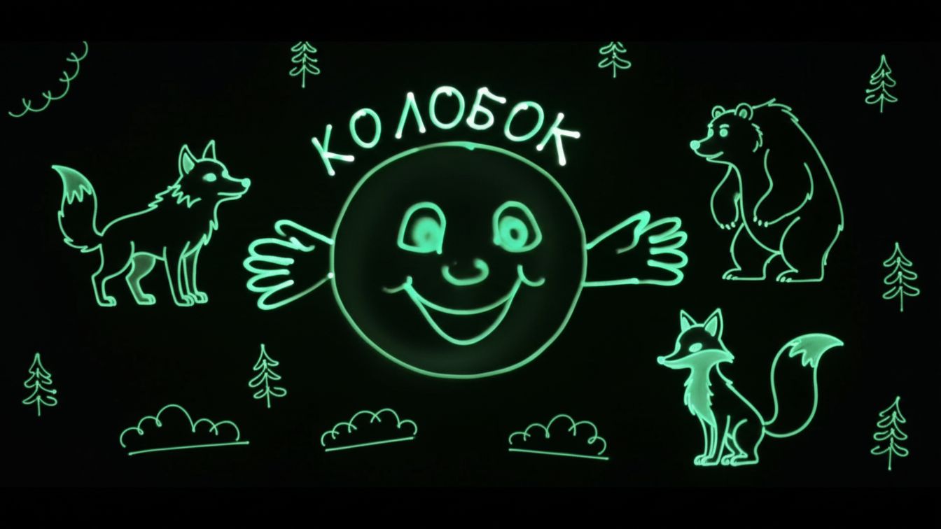 Сказка "Колобок" | Герои Света | Сказки на ночь для детей.  #Колобок #Сказка Колобок