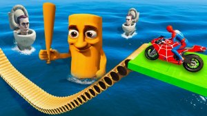 ГОНОЧНАЯ ТРАССА С ПРЕПЯТСТВИЯМИ ДЛЯ СУПЕРГЕРОЕВ | ЧЕЛОВЕК ПАУК ПРОТИВ ВСЕХ №88