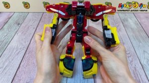 343179 Трансформер Hello Carbot S6 Converster робот и автомобиль 19см с 3лет