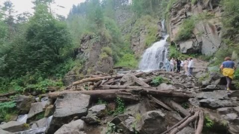 Камышлинский водопад, Горный Алтай