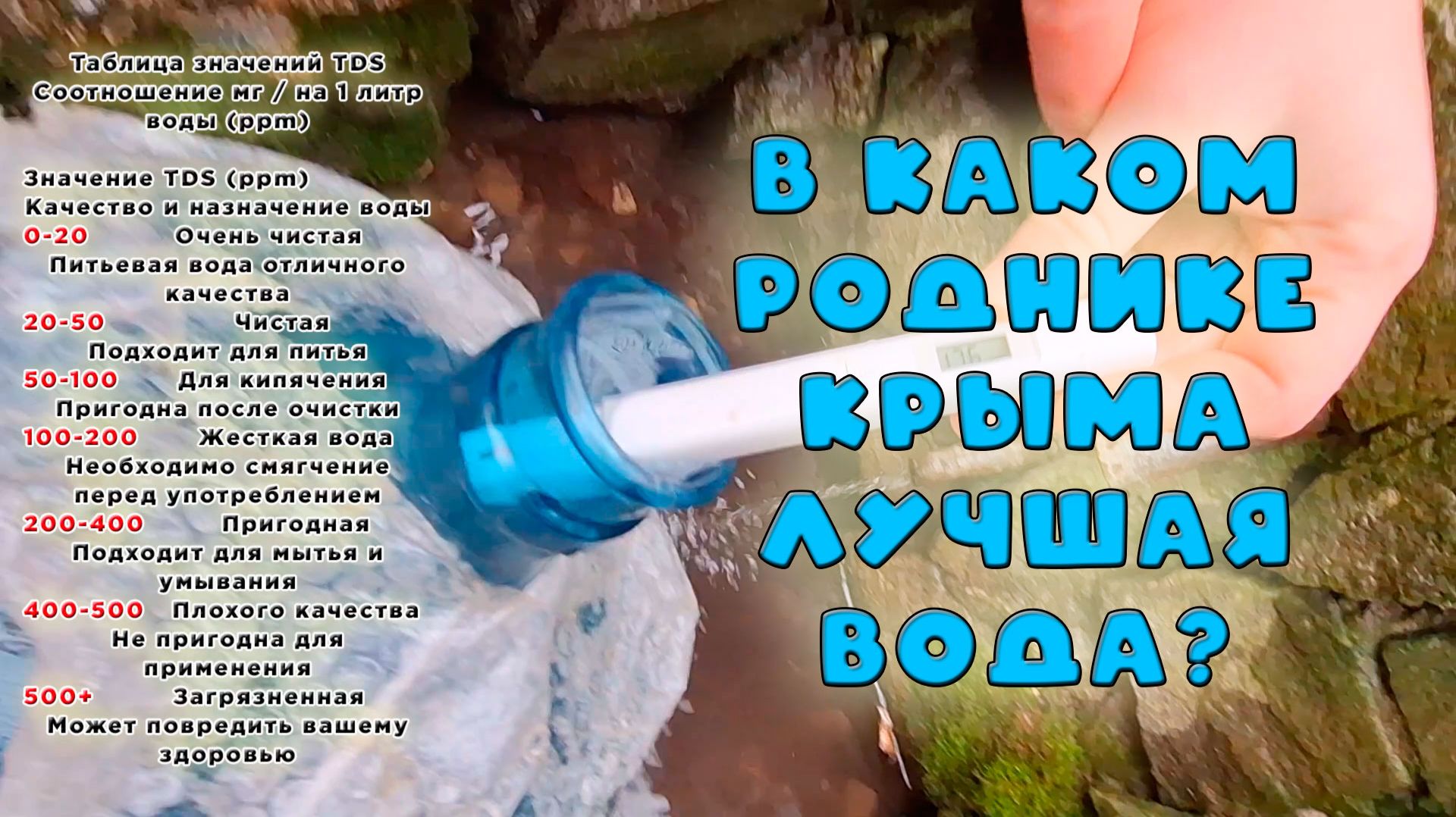 Святая или жёсткая? Проверяем воду Крымского родника с легендой