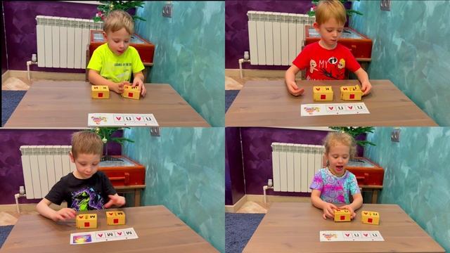 Учимся слоговому чтению - средняя группа Funny Ant Malahovka