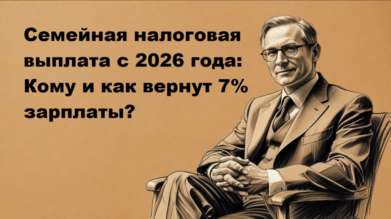 Семейная налоговая выплата с 2026 года: что это такое простыми словами, условия и кому положена