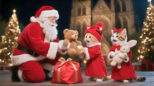 Котята поют рождественские песенки. Трогательные кошачьи истории