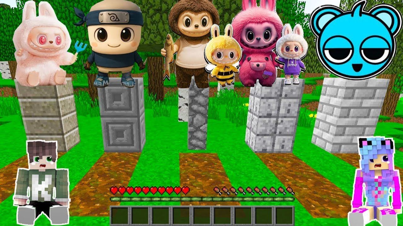 ВЫБЕРИ ПРАВИЛЬНУЮ МОГИЛУ ЗАПРЕЩЕННАЯ ИГРУШКА ЛАБУБУ ВСЕ ВИДЫ СПРУНКОВ В МАЙНКРАФТ смотреть онлайн