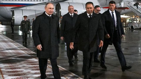 Владимир Путин прибыл в Ашхабад с двухдневным визитом