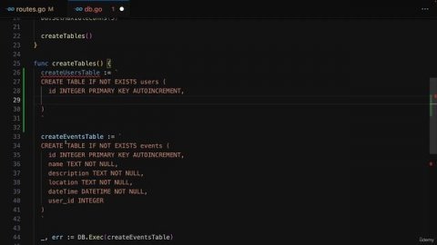 178 Adding a Users Table To The SQL Database