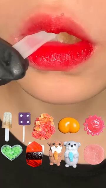 ASMR EMOJI FOOD EATING SOUND MUKBANG 01 смотреть онлайн