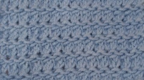 Узор спицами. Зернистые линии.