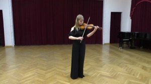 J.-S. Bach. Adagio and Fugue from Sonata for Violin solo №1. Plays Sofia Grin