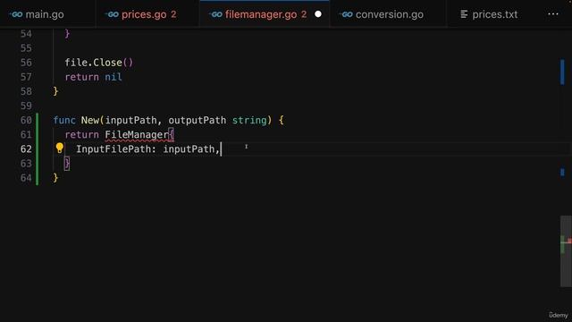 144 Adding a FileManager Struct