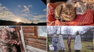 ЧУТЬ БЛЕСНУЛО СОЛНЫШКО И МЫ С УДОВОЛЬСТВИЕМ ПОРАБОТАЛИ НА УЛИЦЕ.