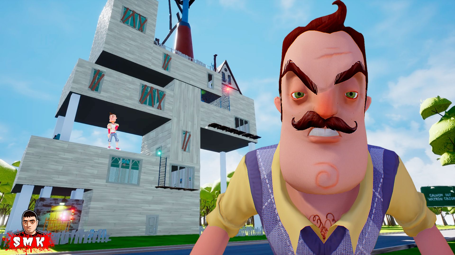 А СЛАБО ПОСМОТРЕТЬ ЭТУ ГОДНОТУ?ИГРА HELLO NEIGHBOR ПРОХОЖДЕНИЕ The giant secrets!ШОУ ПРИВЕТ СОСЕД! смотреть онлайн