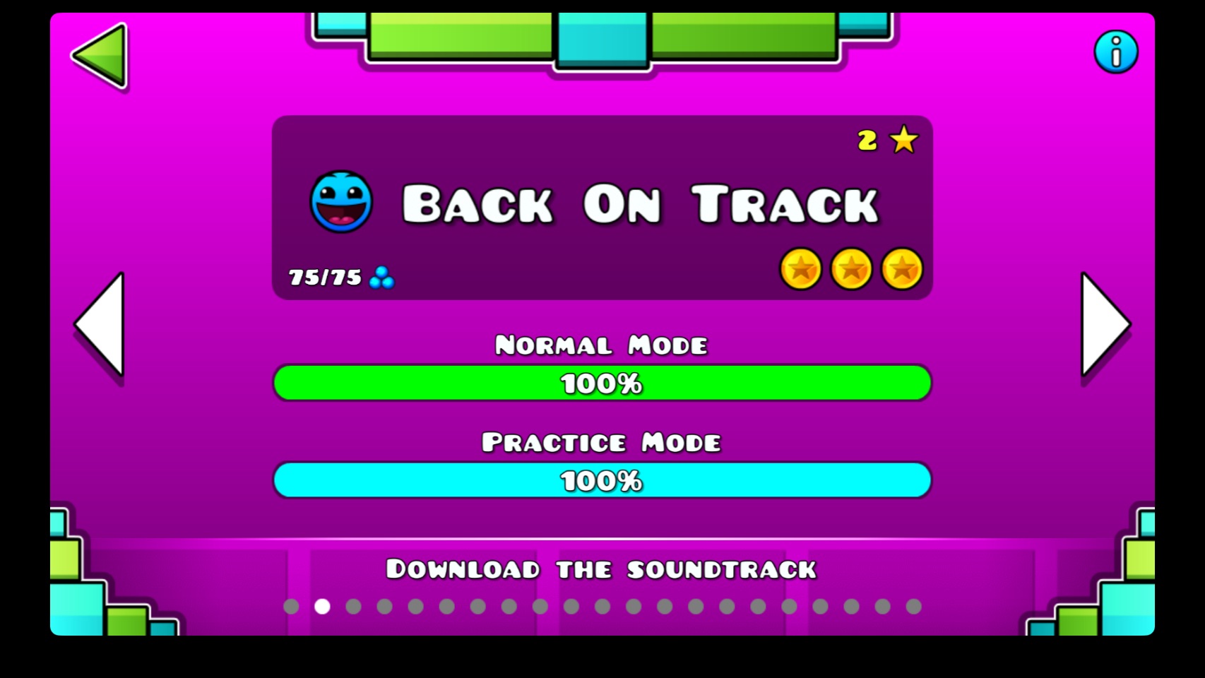 BACK ON TRACK 3 МОНЕТЫ 100%