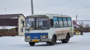 Автобус ПАЗ-32054 (АС 921 22). Покатушки с Молсовхоза в Новоалтайск.