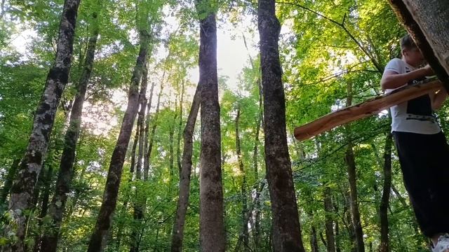 Строим НОВЫЙ ДОМИК НА ДЕРЕВЕ! (Фундамент и пол) 1 часть