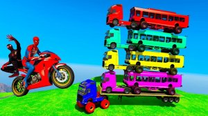 ГОНОЧНАЯ ТРАССА С ПРЕПЯТСТВИЯМИ ДЛЯ СУПЕРГЕРОЕВ 🕷️ ЧЕЛОВЕК ПАУК ПРОТИВ БЭТМЕНА И ХАЛКА №6