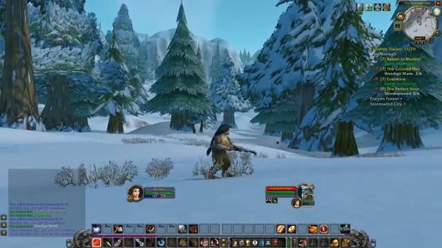 WoW Classic HC Leveling Campaign for Relaxing Sleep Study - Dwarf Hunter Pt 2 - Chill Gameplay