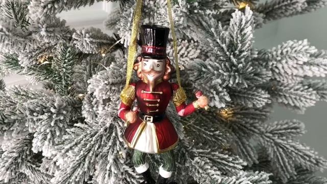 Ёлочная игрушка ГУСАР БАРАБАНЩИК - МАРИОНЕТКА, стекло, 18 см, 121568-3