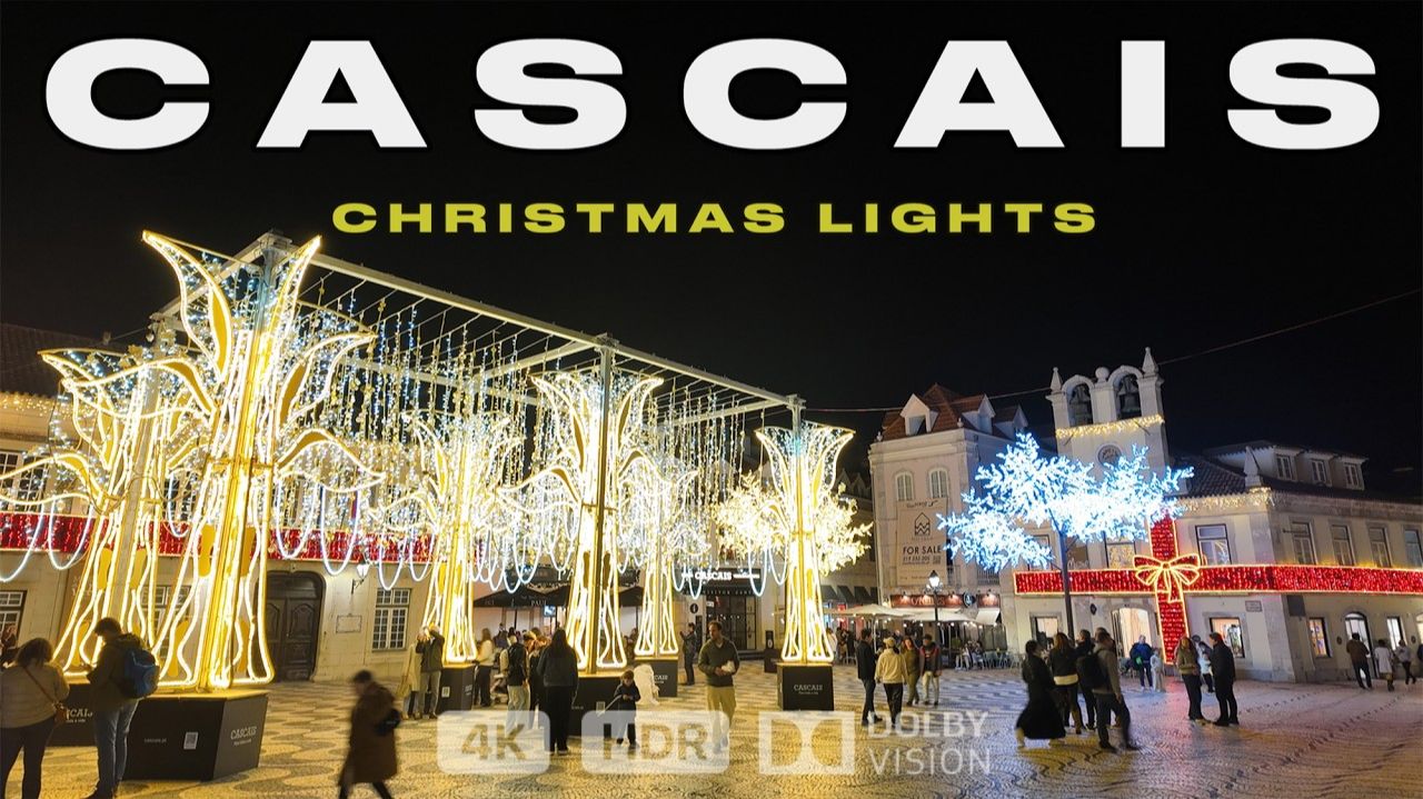 Portugal, Cascais - Christmas Lights 2025 - Is This the Most Magical Market in Portugal?