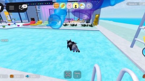 Рассматриваем Новогоднее обновление в игре Kitten Game в Роблокс, 2025 winter!