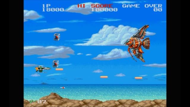 Super Nintendo (Snes) 16-bit Darius Twin Stage A