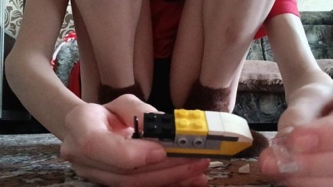 лодка из лего