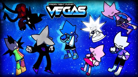 🚀🚀🚀 Крутые космические чуваки 🪐 FNF - Vs Vegas MOD 🛰️🛰️🛰️