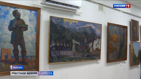В Нальчике открыли выставку Виктора Абаева